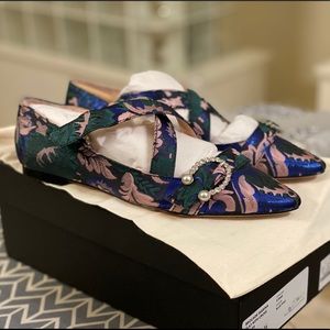 JCrew Dress Flats - Brocade Marina